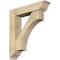 Ekena Millwork Westlake Traditional Rough Sawn Bracket w/ Offset Brace, Douglas Fir, 8"W x 36"D x 40"H BKT0806X36X40WTL01RDF - alternate 1